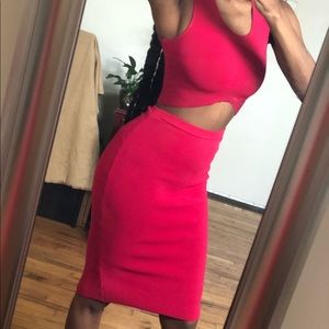 2 Piece RED Timo Weiland Skirt set